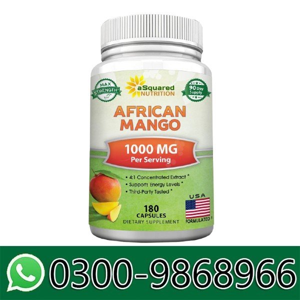 A Squared Nutrition African Mango 180 Capsules in Pakistan