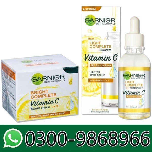 Garnier Bright Complete Vitamin C Serum Cream In Pakistan