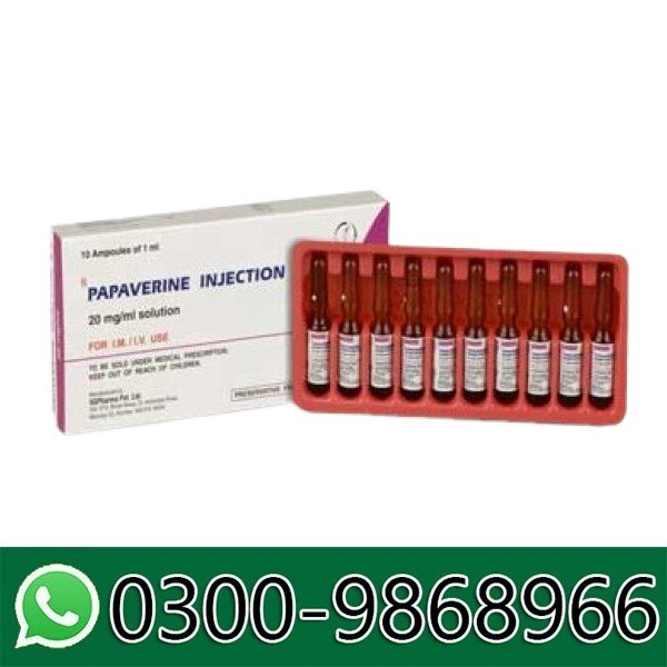 Papaverine Injection In Pakistan