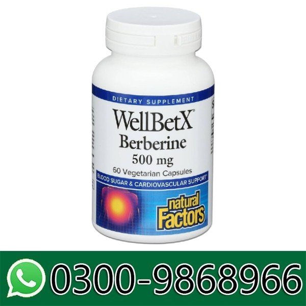 WellBetx Berberine 500mg In Pakistan